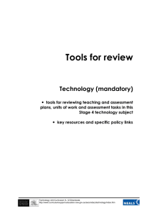 Stage 4 Technology (Mandatory) overview