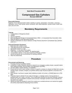 Compressed Gas SWP