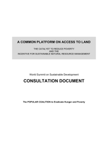 Access to Assets - Food and Agriculture Organization of the United