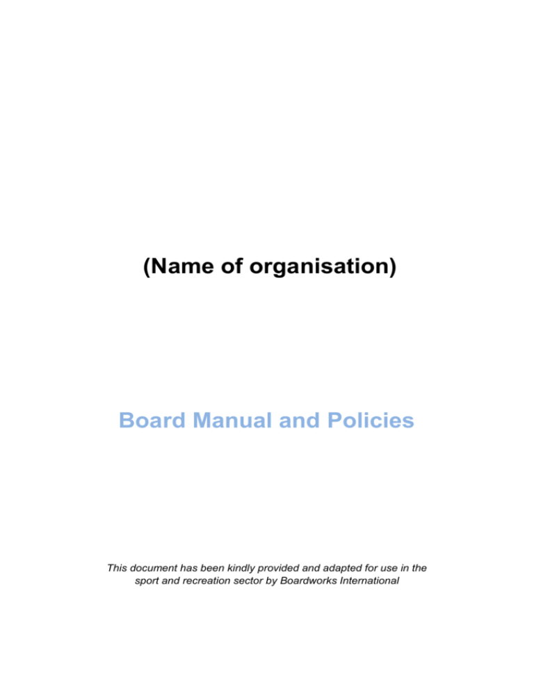 board charter