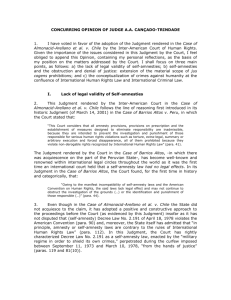 concurring opinion of judge a - Corte Interamericana de Derechos