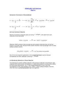 Aldehydes and ketones Part-4 - IIT