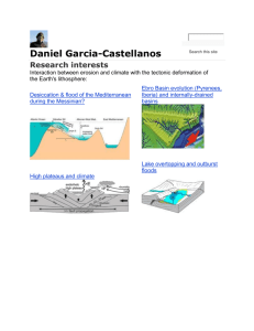 Geologic History of the Mediterranean