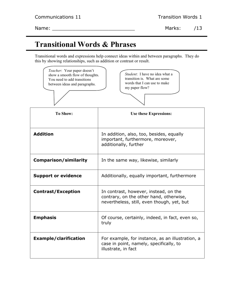 Words And Phrases School District 67