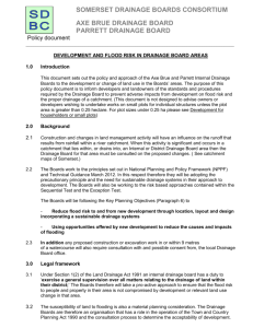 Our Ref: - Somerset Drainage Boards Consortium