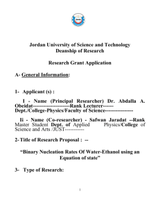 Proposal - Jordan University of Science and Technology