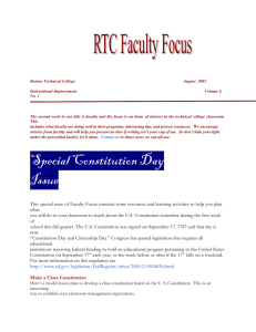 Faculty Focus 08-05 - Renton Technical College