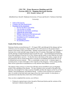 Exercise #1: Mapping Hurricane Katrina