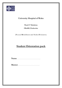 C7 UHW Student Information Pack