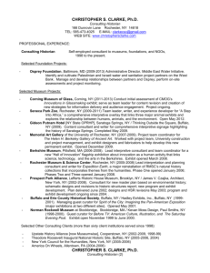 my Resume - Christopher S. Clarke, Ph.D.