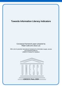 Information Literacy Indicators