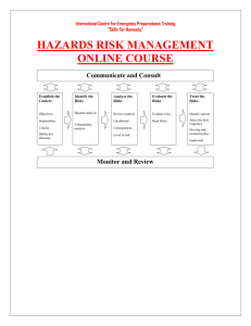 Hazards Risk Management Course
