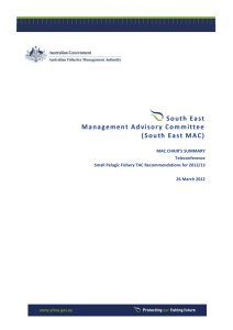 Contract - The Australian Fisheries Management Authority
