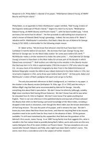 Response to Dr. Philip Baker`s rebuttal of my paper, “Midshipman