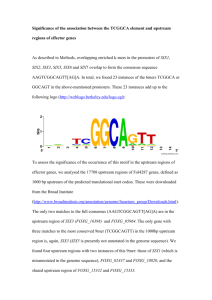 the combined sequence to the consensus AAGTCGGCAGTT[AG]A