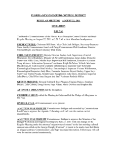 Minutes - Regular meeting 8-22-11 MAP