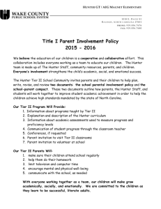 Title I Parent Involvement Policy 2015