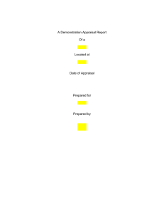 IAAO Commerical Demonstration Appraisal