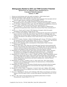 Bibliography Related to DOC and THM Formation