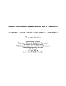 Differential Fluorescence Gel Electrophoresis (DIGE)