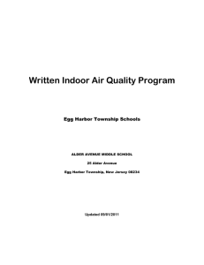 Written Indoor Air Quality Program