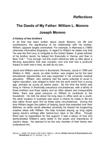 The Deeds of My Father:William L - moreno