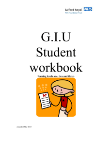 Student Nurse Workbook