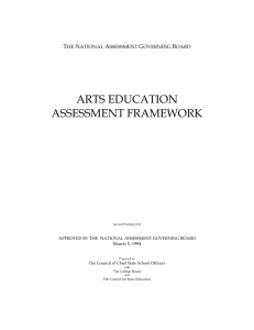 Ruth`s framework 1/30/94 - National Coalition for Core Arts Standards