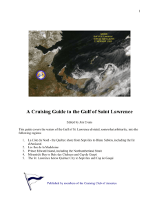 A Cruising Guide to the Gulf of Saint Lawrence