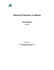 Ethanol Production in Alberta - Alberta Agriculture and Rural