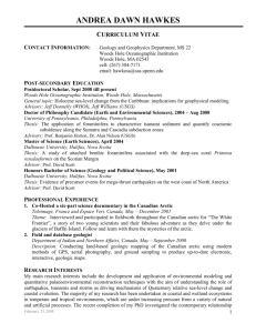 CURRICULUM VITAE - Woods Hole Oceanographic Institution