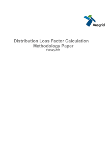 Ausgrid - Distribution Loss Factors