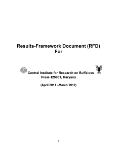 CIRB_Results Framework Document 2011