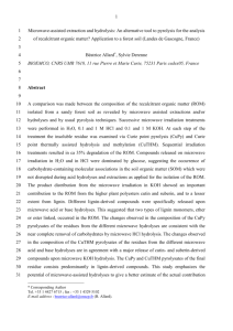 Microwave-assisted extraction and hydrolysis: An - Bioemco