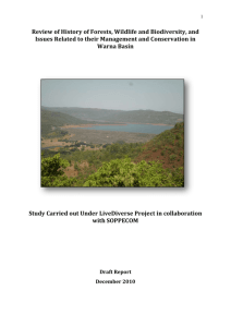 forest wildlife biodiversity in warana basin – wrcs