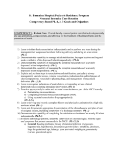 NICU G O `09 competency