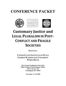 CONFERENCE PACKET - United States Institute of Peace