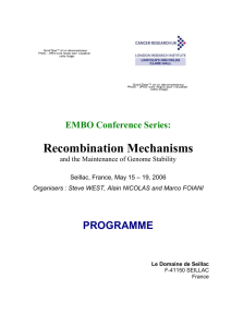 Recombination Mechanisms - Events