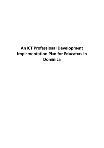 Value of e-learning - Teacher Training materials for ICT in Education