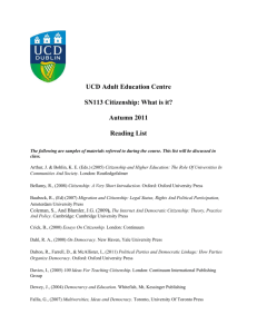 Reading List - University College Dublin