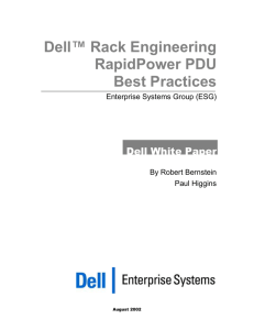 RapidPower PDU Architecture