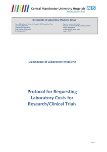 The Directorate of Laboratory Medicine`s (DLM) pathology