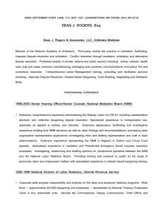 Full Resume - Sean J. Rogers & Associates, LLC