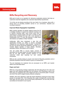 Biffa Recycling Details