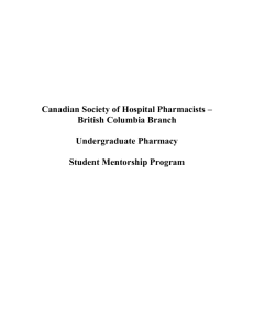 Canadian Society of Hospital Pharmacists - CSHP