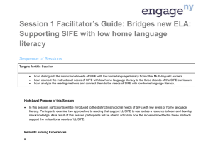 Session 1 Facilitator`s Guide