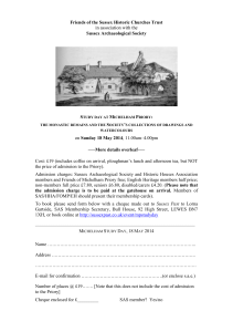 Michelham leaflet - Friends of the Sussex Historic Churches Trust