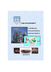 Chemical Engineering Department Guide