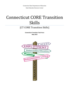 Connecticut CORE Transition Skills