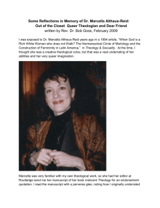 Some Reflections in Memory of Dr. Marcella